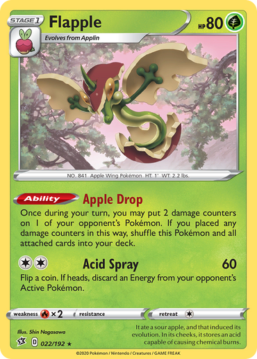 Flapple (022/192) [Sword &amp; Shield: Rebel Clash] 