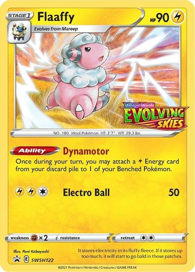 Flaaffy (SWSH122) (Prerelease Promo) [Sword &amp; Shield: Black Star Promos] 
