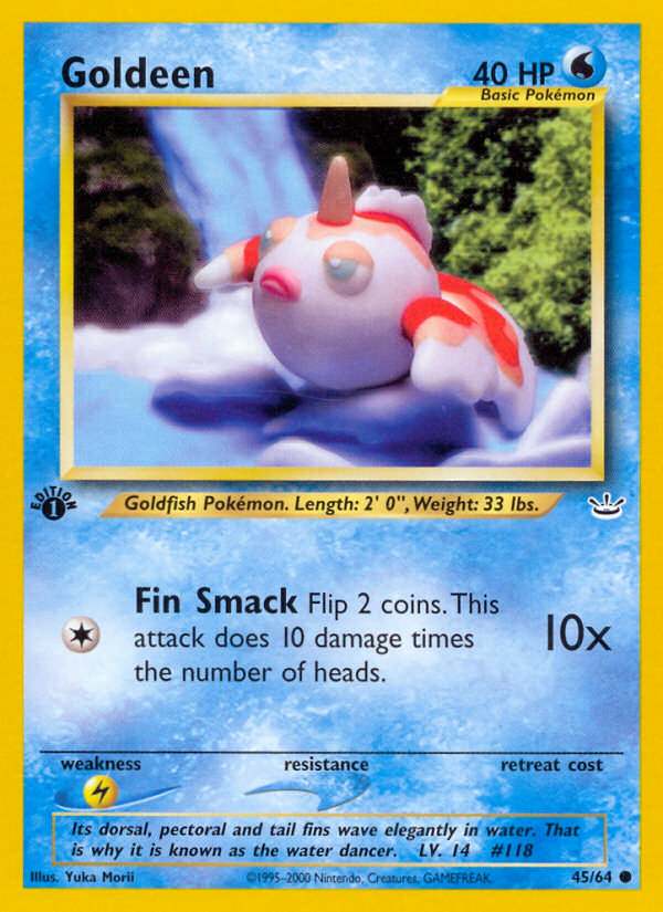 Goldeen (45/64) [Neo Revelation 1st Edition] 