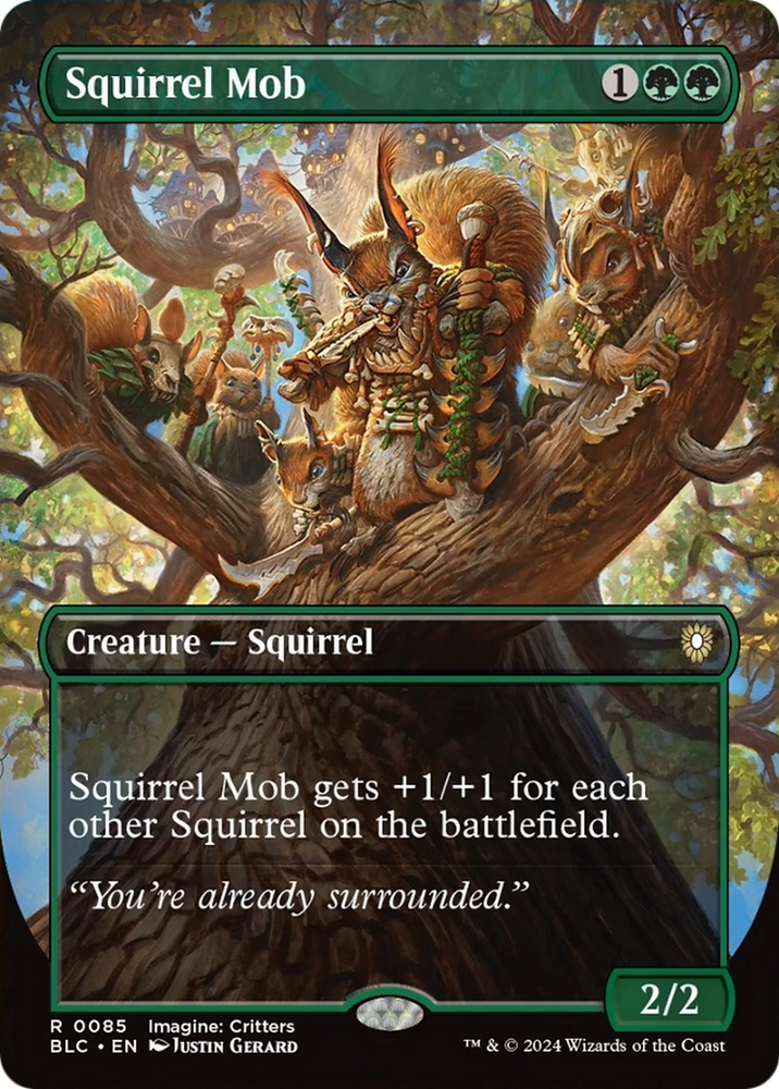 Squirrel Mob (Borderless) [Bloomburrow Commander] 
