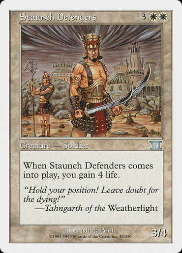 Staunch Defenders [Classic Sixth Edition] 