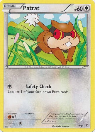 Patrat (17/30) [XY: Trainer Kit 1 - Bisharp] 