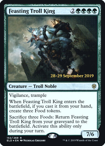 Feasting Troll King [Throne of Eldraine Prerelease Promos] 