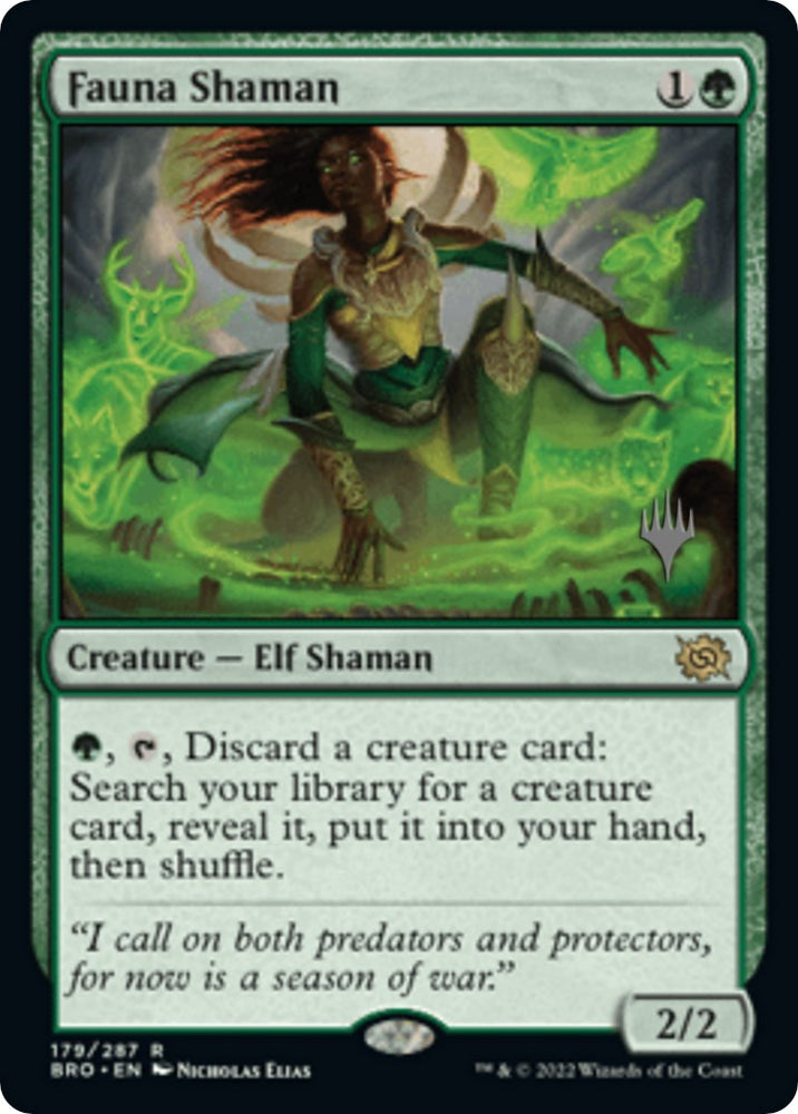 Fauna Shaman (Promo Pack) [The Brothers' War Promos] 