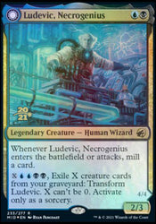 Ludevic, Necrogenius // Olag, Ludevic's Hubris [Innistrad: Midnight Hunt Prerelease Promos] 