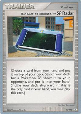 Team Galactic's Invention G-109 SP Radar (96/111) (Luxdrill - Stephen Silvestro) [World Championships 2009] 