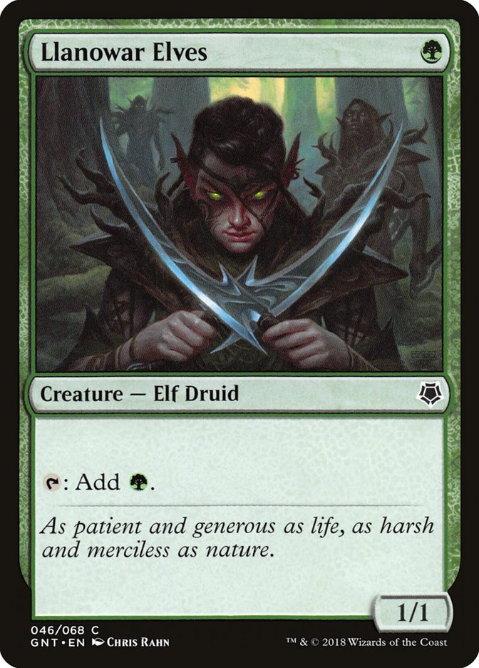 Llanowar Elves [Game Night 2018] 