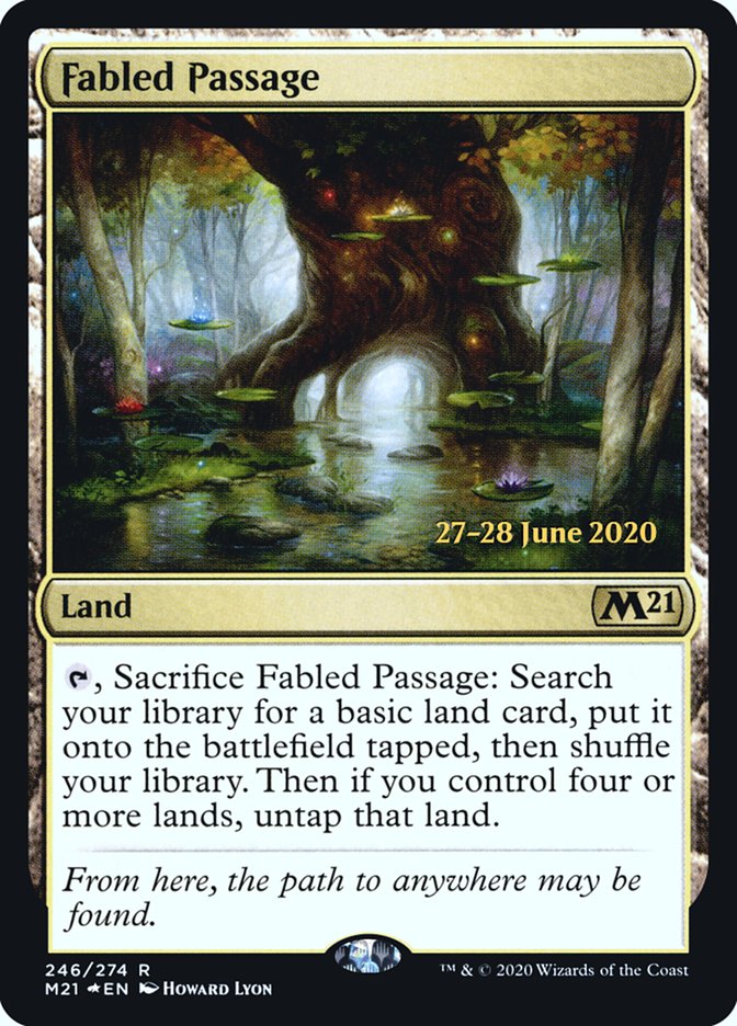 Fabled Passage [Core Set 2021 Prerelease Promos] 