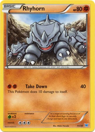 Rhyhorn (15/30) [XY: Trainer Kit 2 - Latios] 