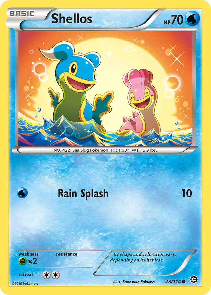 Shellos (28/114) [XY: Steam Siege] 