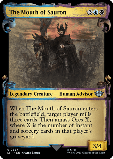 The Mouth of Sauron [The Lord of the Rings: Tales of Middle-Earth Showcase Scrolls] 