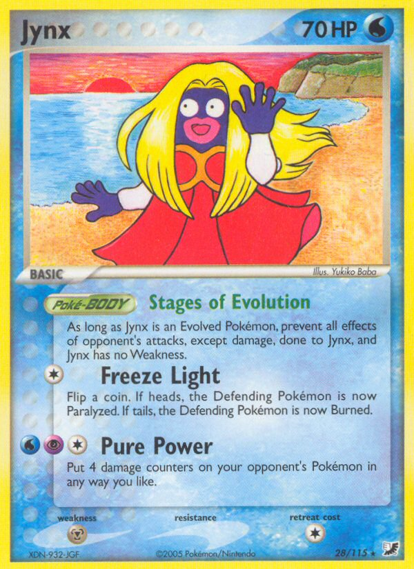 Jynx (28/115) [EX: Unseen Forces] 