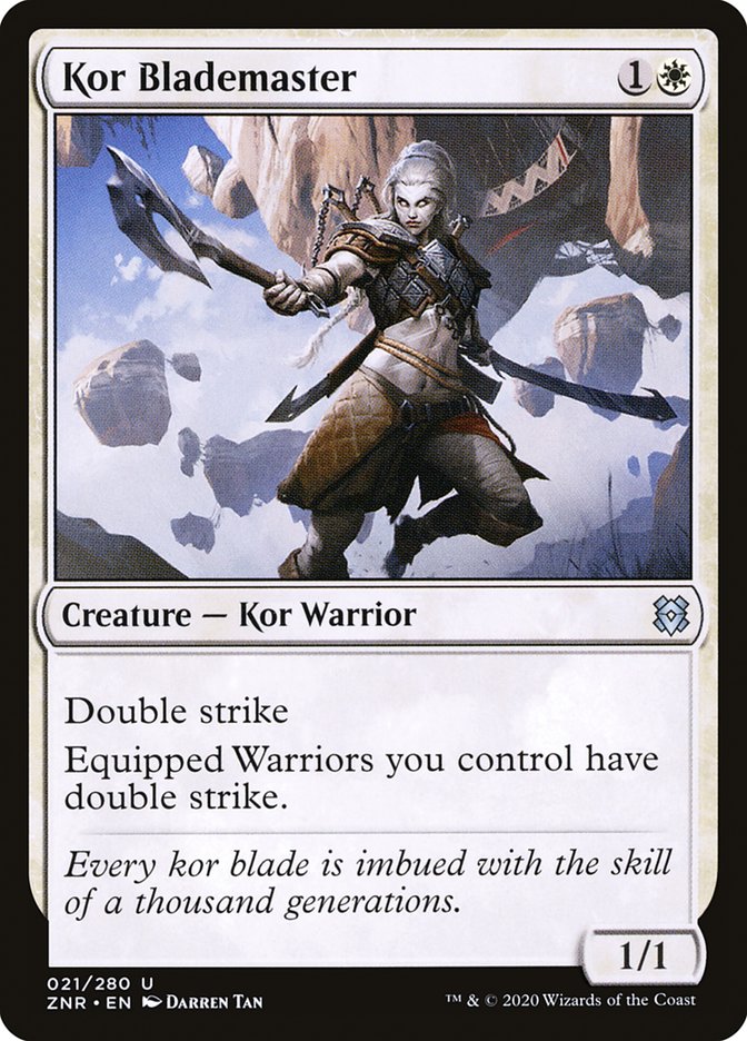 Kor Blademaster [Zendikar Rising] 
