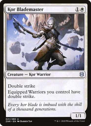 Kor Blademaster [Zendikar Rising] 