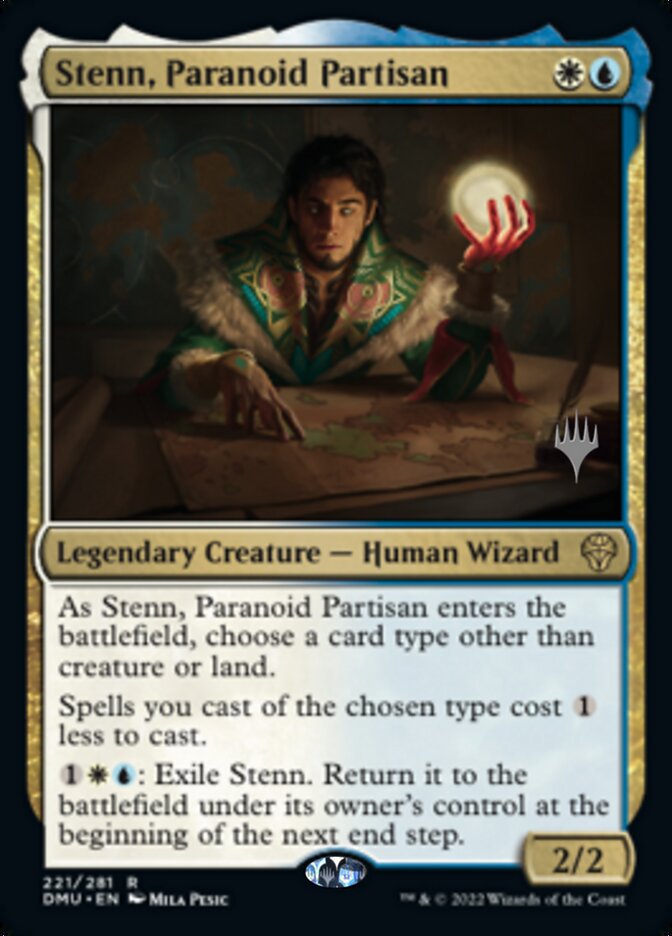 Stenn, Paranoid Partisan (Promo Pack) [Dominaria United Promos] 