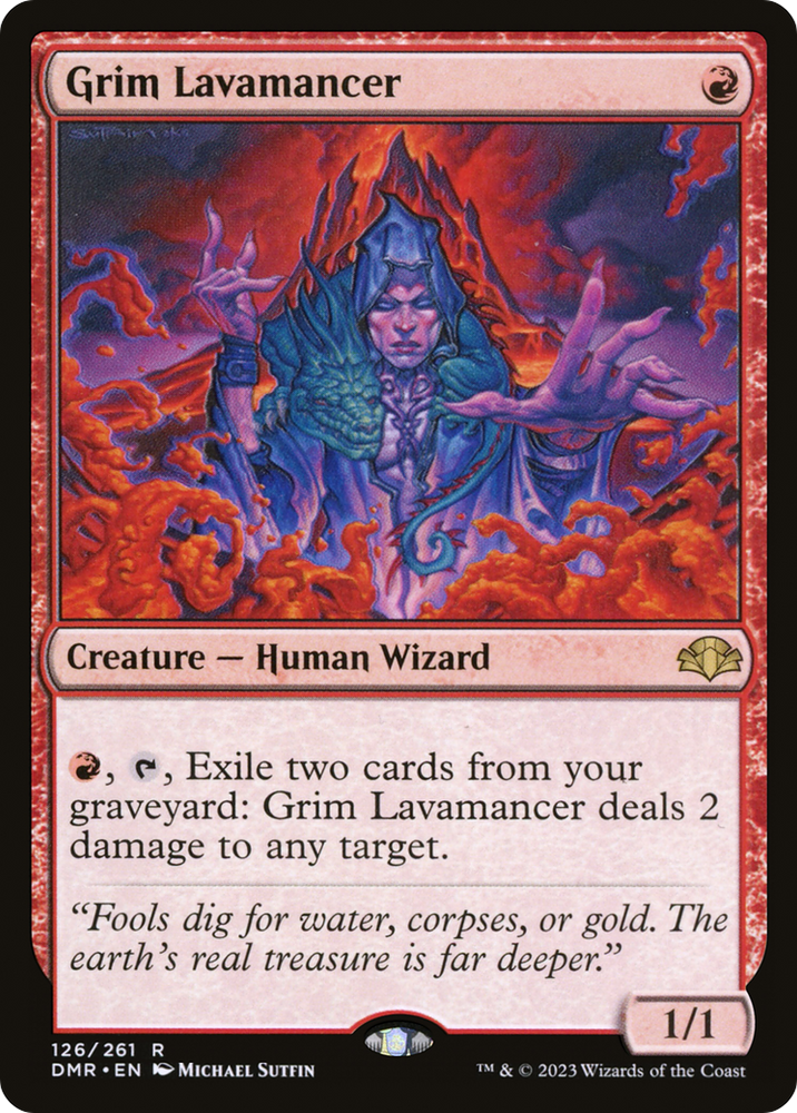 Grim Lavamancer [Dominaria Remastered] 