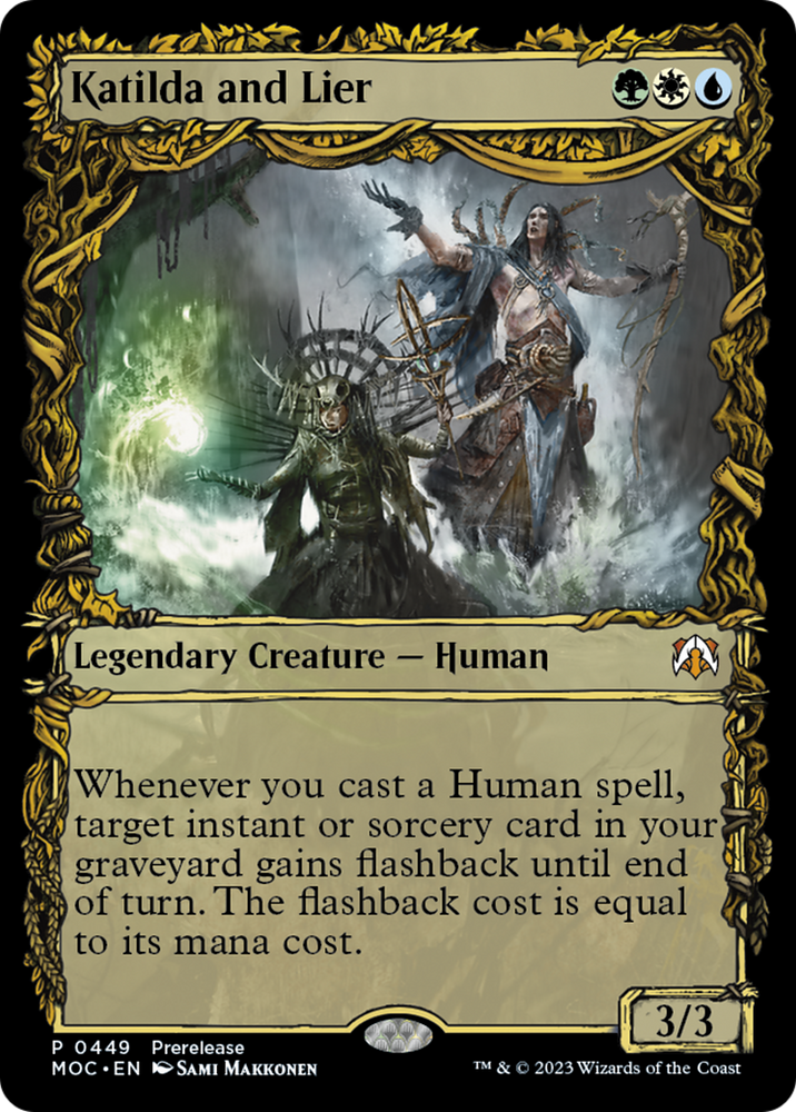 Katilda and Lier (Showcase Planar Booster Fun) [March of the Machine Commander Prerelease Promos] 