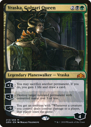 Vraska, Golgari Queen (Promo Pack) [Guilds of Ravnica Promos] 