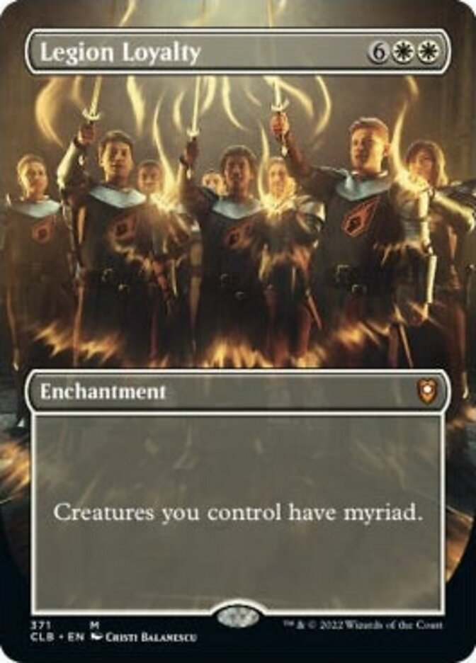 Legion Loyalty (Borderless Alternate Art) [Commander Legends: Battle for Baldur's Gate] 