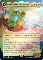 Nicol Bolas, the Ravager // Nicol Bolas, the Arisen (Borderless) [Secret Lair: From Cute to Brute] 