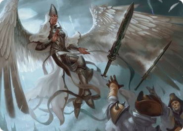 Angelic Quartermaster Art Card [Innistrad: Crimson Vow Art Series] 