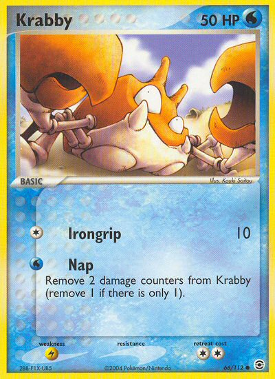 Krabby (66/112) [EX: FireRed &amp; LeafGreen] 