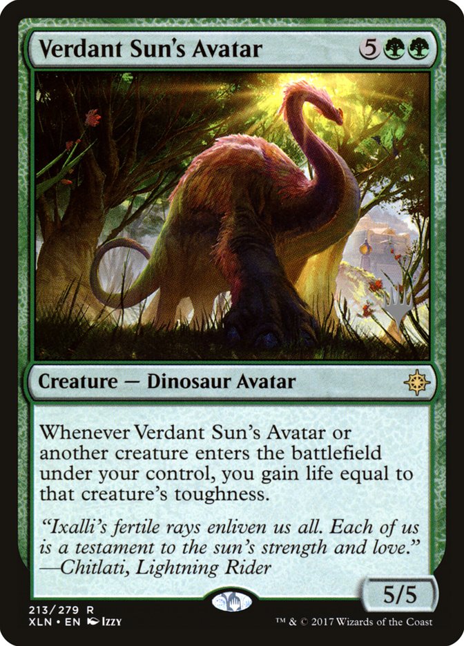 Verdant Sun's Avatar (Promo Pack) [Ixalan Promos] 
