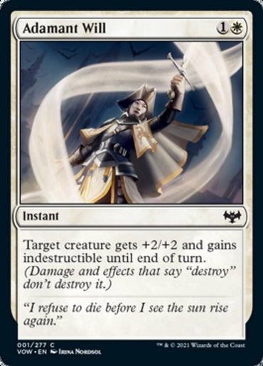 Adamant Will [Innistrad: Crimson Vow] 
