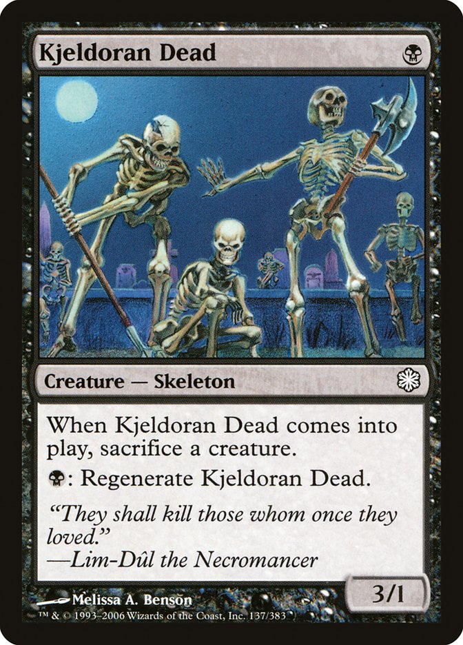 Kjeldoran Dead [Coldsnap Theme Decks] 