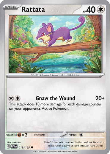 Rattata (019/165) [Scarlet &amp; Violet: 151] 