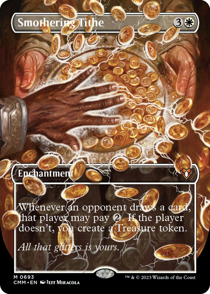 Smothering Tithe (Borderless Alternate Art) [Commander Masters] 