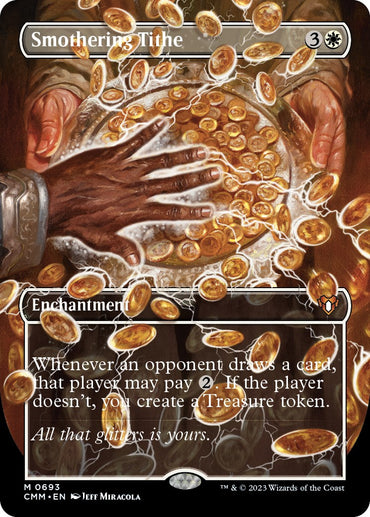 Smothering Tithe (Borderless Alternate Art) [Commander Masters] 