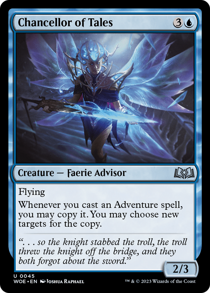 Chancellor of Tales [Wilds of Eldraine] 