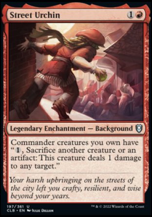 Street Urchin [Commander Legends: Battle for Baldur's Gate] 