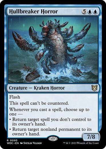 Hullbreaker Horror [Wilds of Eldraine Commander] 