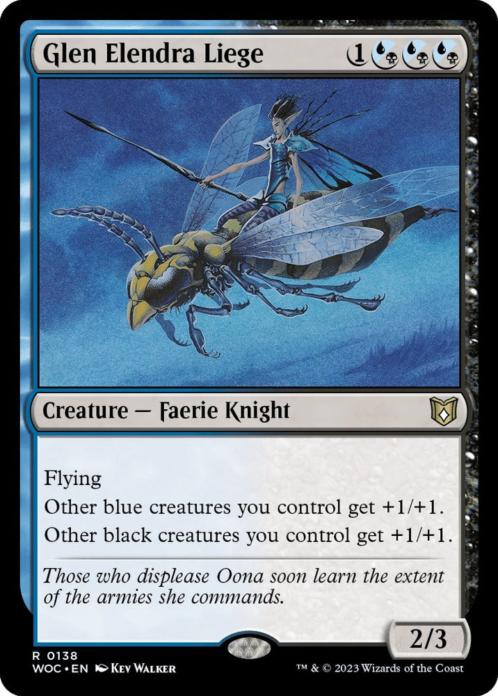 Glen Elendra Liege [Wilds of Eldraine Commander] 