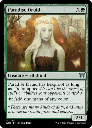 Paradise Druid [Wilds of Eldraine Commander] 
