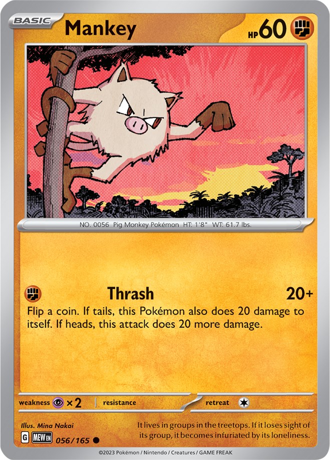 Mankey (056/165) [Scarlet &amp; Violet: 151] 