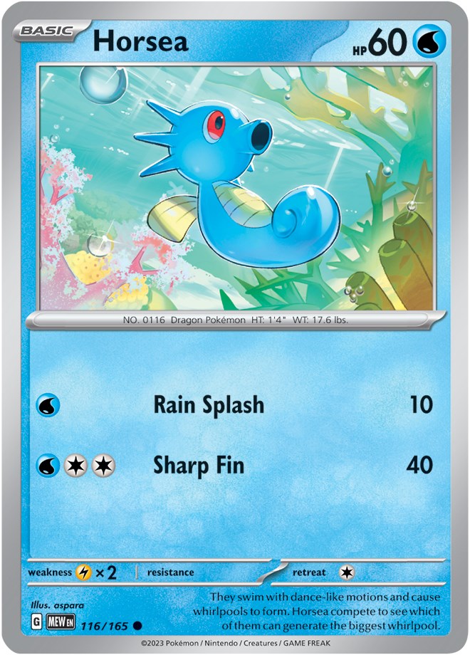Horsea (116/165) [Scarlet &amp; Violet: 151] 