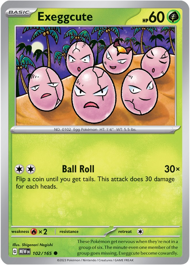 Exeggcute (102/165) [Scarlet &amp; Violet: 151] 