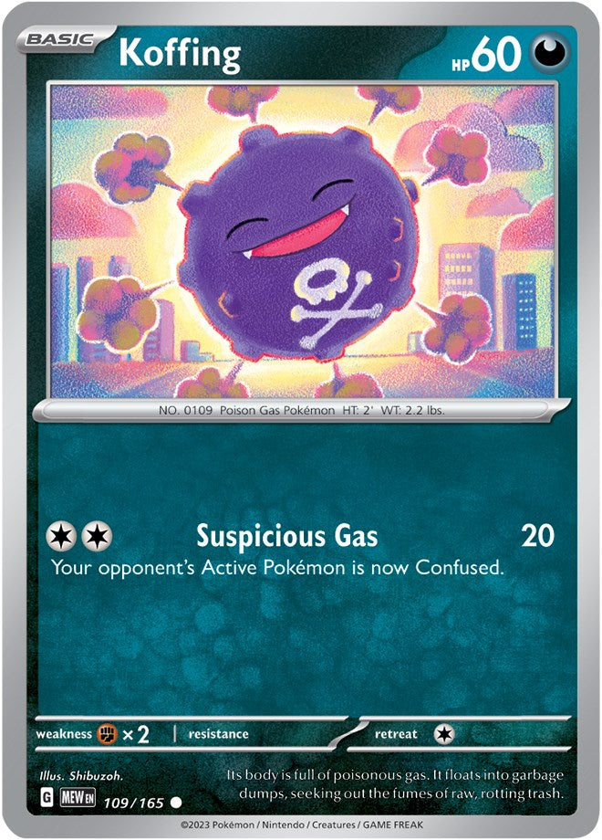 Koffing (109/165) [Scarlet &amp; Violet: 151] 