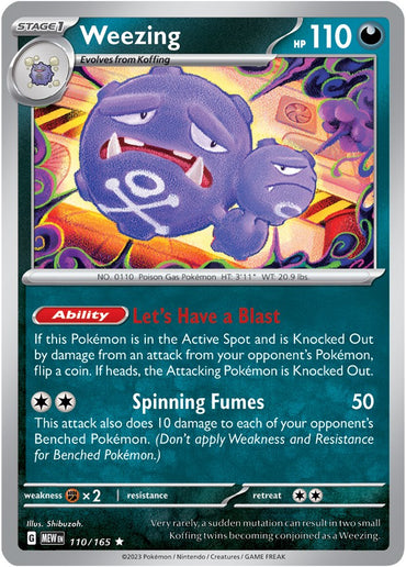 Weezing (110/165) [Scarlet &amp; Violet: 151] 