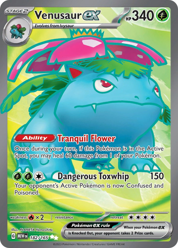 Venusaur ex (182/165) [Scarlet &amp; Violet: 151] 