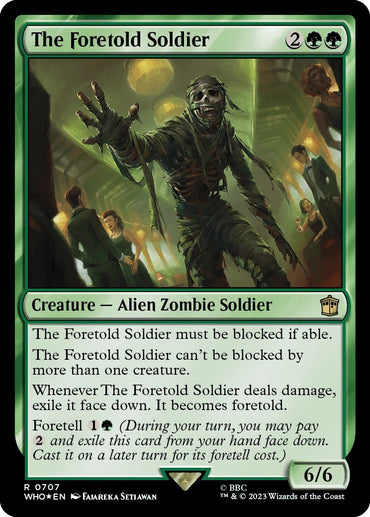The Foretold Soldier (Surge Foil) [Doctor Who] 