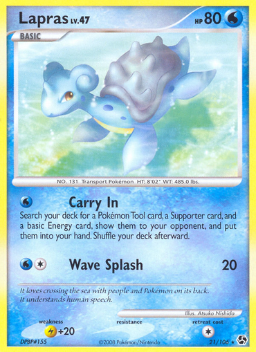 Lapras (21/106) [Diamond &amp; Pearl: Great Encounters] 