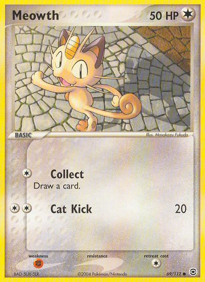 Meowth (69/112) [EX: FireRed &amp; LeafGreen] 