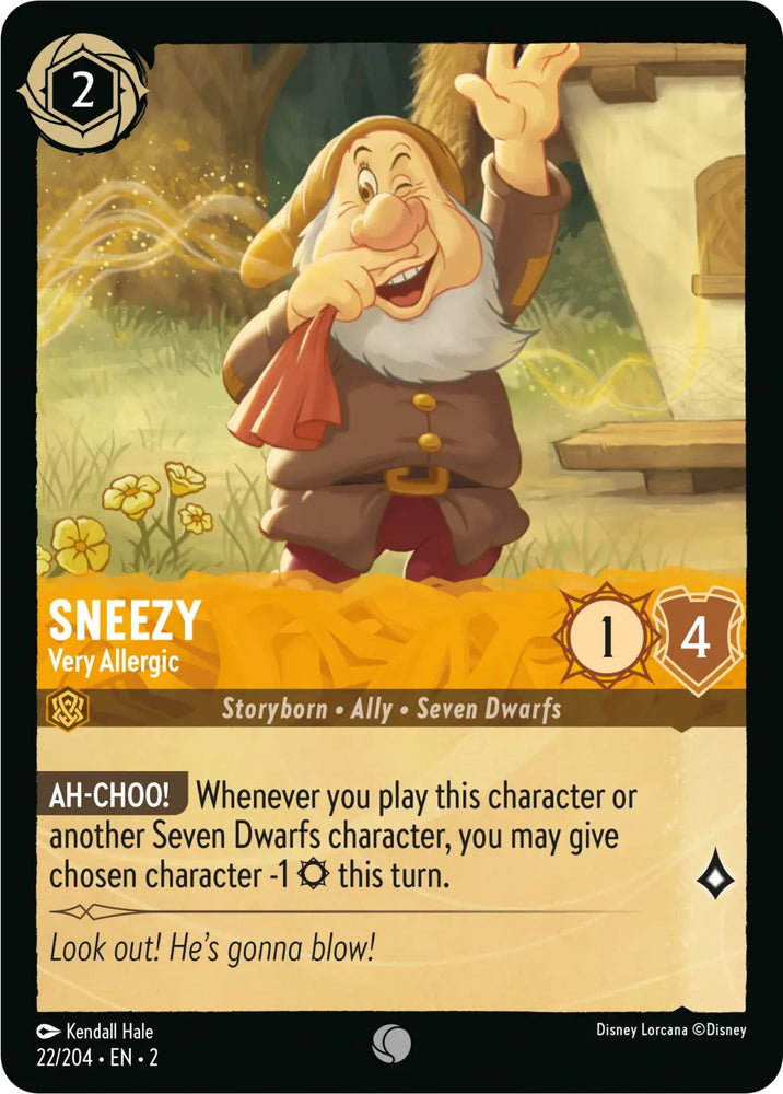 Sneezy - Very Allergic (22/204) [Rise of the Floodborn] 