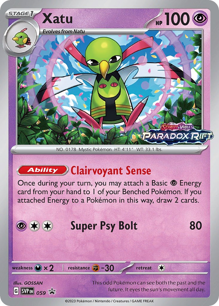 Xatu (059) [Scarlet &amp; Violet: Black Star Promos] 