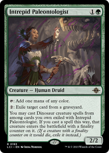 Intrepid Paleontologist (Promo Pack) [The Lost Caverns of Ixalan Promos] 