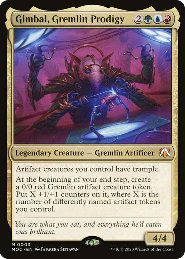 Gimbal, Gremlin Prodigy [March of the Machine Commander] 
